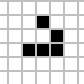 The glider configuration, which moves forever down and to the right
